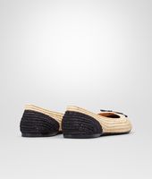 Bottega Veneta® Ballerinas aus Stroh Nero Naturale Bottega Veneta® Ballerinas aus Stroh Nero Naturale