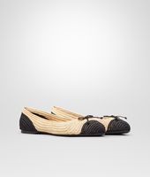 Bottega Veneta® Ballerinas aus Stroh Nero Naturale Bottega Veneta® Ballerinas aus Stroh Nero Naturale