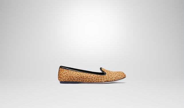 BOTTEGA VENETA - Kenya Nero Pony Outdoor Slipper