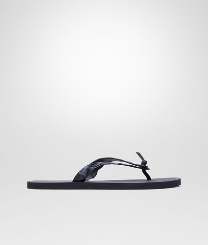 BOTTEGA VENETA - Dark Prusse Crocodile Sandal