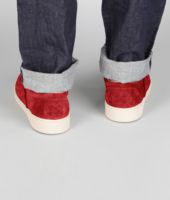Bottega Veneta® Fraise Intrecciato Suede Sneaker Bottega Veneta® Fraise Intrecciato Suede Sneaker