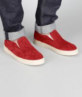 Bottega Veneta® Fraise Intrecciato Suede Sneaker Bottega Veneta® Fraise Intrecciato Suede Sneaker