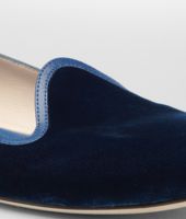 Bottega Veneta® Dark Électrique Velluto Smooth Chevre Outdoor Slipper Bottega Veneta® Dark Électrique Velluto Smooth Chevre Outdoor Slipper