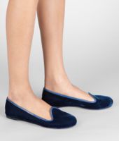 Bottega Veneta® Dark Électrique Velluto Smooth Chevre Outdoor Slipper Bottega Veneta® Dark Électrique Velluto Smooth Chevre Outdoor Slipper