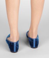Bottega Veneta® Dark Électrique Velluto Smooth Chevre Outdoor Slipper Bottega Veneta® Dark Électrique Velluto Smooth Chevre Outdoor Slipper