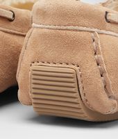 Bottega Veneta® Walnut Intrecciato Shearling Moccasin Bottega Veneta® Walnut Intrecciato Shearling Moccasin
