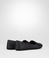 Bottega Veneta® Nero Intrecciato Nappa Outdoor Slipper Bottega Veneta® Nero Intrecciato Nappa Outdoor Slipper