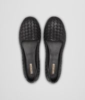 Bottega Veneta® Nero Intrecciato Nappa Outdoor Slipper Bottega Veneta® Nero Intrecciato Nappa Outdoor Slipper