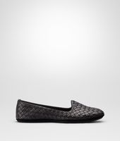 Bottega Veneta® Nero Intrecciato Nappa Outdoor Slipper Bottega Veneta® Nero Intrecciato Nappa Outdoor Slipper