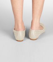 Bottega Veneta® Ballerinas aus Nappaleder Intrecciato Pearl Bottega Veneta® Ballerinas aus Nappaleder Intrecciato Pearl