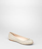 Bottega Veneta® Ballerinas aus Nappaleder Intrecciato Pearl Bottega Veneta® Ballerinas aus Nappaleder Intrecciato Pearl