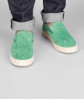 Bottega Veneta® Trèfle Intrecciato Suede Sneaker Bottega Veneta® Trèfle Intrecciato Suede Sneaker