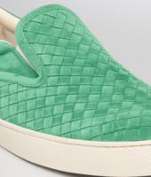 Bottega Veneta® Trèfle Intrecciato Suede Sneaker Bottega Veneta® Trèfle Intrecciato Suede Sneaker