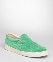 Bottega Veneta® Trèfle Intrecciato Suede Sneaker Bottega Veneta® Trèfle Intrecciato Suede Sneaker