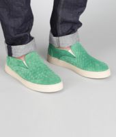Bottega Veneta® Trèfle Intrecciato Suede Sneaker Bottega Veneta® Trèfle Intrecciato Suede Sneaker