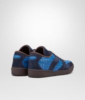 Bottega Veneta® Prusse Électrique Intrecciato Calf Suede Sneaker Bottega Veneta® Prusse Électrique Intrecciato Calf Suede Sneaker