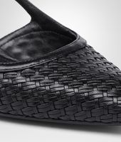 Bottega Veneta® NERO STUOIA SMOOTH CHEVRE PUMP Bottega Veneta® NERO STUOIA SMOOTH CHEVRE PUMP