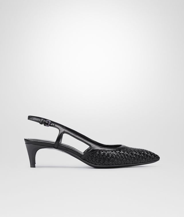 BOTTEGA VENETA ESCARPIN NERO EN STUOIA SMOOTH CHEVRE Escarpin ou sandale D fp