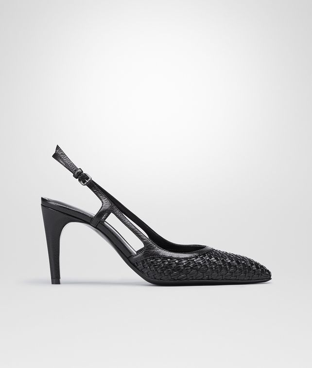 BOTTEGA VENETA PUMPS AUS WEICHEM STUOIA-ZIEGENLEDER NERO Pump oder Sandale D fp