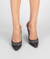 Bottega Veneta® MEDIUM GREY BELLAGIO AYERS PUMP Bottega Veneta® MEDIUM GREY BELLAGIO AYERS PUMP