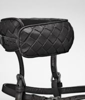 Bottega Veneta® Nero Intrecciato Nappa Sandal Bottega Veneta® Nero Intrecciato Nappa Sandal