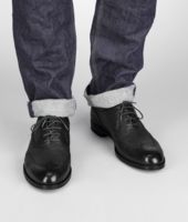 Bottega Veneta® Nero Jungle Calf Lace Up Bottega Veneta® Nero Jungle Calf Lace Up