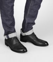 Bottega Veneta® Nero Jungle Calf Lace Up Bottega Veneta® Nero Jungle Calf Lace Up