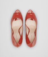 Bottega Veneta® BURNT RED VERNIS SOFTY Pump Bottega Veneta® BURNT RED VERNIS SOFTY Pump