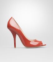 Bottega Veneta® BURNT RED VERNIS SOFTY Pump Bottega Veneta® BURNT RED VERNIS SOFTY Pump