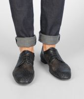 Bottega Veneta® NERO STUOIA SMOOTH CHEVRE SHOE Bottega Veneta® NERO STUOIA SMOOTH CHEVRE SHOE