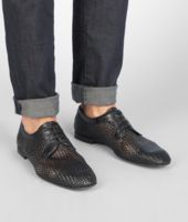 Bottega Veneta® NERO STUOIA SMOOTH CHEVRE SHOE Bottega Veneta® NERO STUOIA SMOOTH CHEVRE SHOE