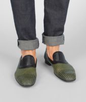 Bottega Veneta® SERGEANT NERO STUOIA SMOOTH CHEVRE SLIP ON Bottega Veneta® SERGEANT NERO STUOIA SMOOTH CHEVRE SLIP ON