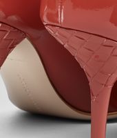 Bottega Veneta® BURNT RED VERNIS SOFTY Pump Bottega Veneta® BURNT RED VERNIS SOFTY Pump