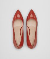 Bottega Veneta® BURNT RED VERNIS SOFTY Pump Bottega Veneta® BURNT RED VERNIS SOFTY Pump