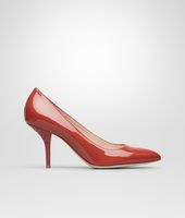 Bottega Veneta® BURNT RED VERNIS SOFTY Pump Bottega Veneta® BURNT RED VERNIS SOFTY Pump