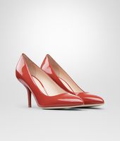 Bottega Veneta® BURNT RED VERNIS SOFTY Pump Bottega Veneta® BURNT RED VERNIS SOFTY Pump