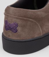 Bottega Veneta® PURPURA EDOARDO INTRECCIATO SUEDE SNEAKER Bottega Veneta® PURPURA EDOARDO INTRECCIATO SUEDE SNEAKER