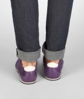 Bottega Veneta® PURPURA NERO NAPPA SUEDE MESH SNEAKER Bottega Veneta® PURPURA NERO NAPPA SUEDE MESH SNEAKER