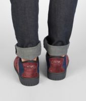 Bottega Veneta® SNEAKER AUS WILD- UND NAPPALEDER MESH INTRECCIATO AUBERGINE BLU Bottega Veneta® SNEAKER AUS WILD- UND NAPPALEDER MESH INTRECCIATO AUBERGINE BLU