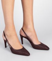 Bottega Veneta® AUBERGINE STUOIA SMOOTH CHEVRE PUMP Bottega Veneta® AUBERGINE STUOIA SMOOTH CHEVRE PUMP