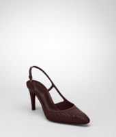 Bottega Veneta® AUBERGINE STUOIA SMOOTH CHEVRE PUMP Bottega Veneta® AUBERGINE STUOIA SMOOTH CHEVRE PUMP