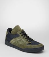 Bottega Veneta® SERGEA NERO INTRECCIATO SUEDE NAPPA MESH SNEAKER Bottega Veneta® SERGEA NERO INTRECCIATO SUEDE NAPPA MESH SNEAKER