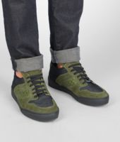 Bottega Veneta® SERGEA NERO INTRECCIATO SUEDE NAPPA MESH SNEAKER Bottega Veneta® SERGEA NERO INTRECCIATO SUEDE NAPPA MESH SNEAKER