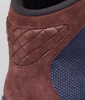 Bottega Veneta® AUBERGINE BLU INTRECCIATO SUEDE NAPPA MESH SNEAKER Bottega Veneta® AUBERGINE BLU INTRECCIATO SUEDE NAPPA MESH SNEAKER