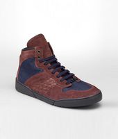 Bottega Veneta® AUBERGINE BLU INTRECCIATO SUEDE NAPPA MESH SNEAKER Bottega Veneta® AUBERGINE BLU INTRECCIATO SUEDE NAPPA MESH SNEAKER