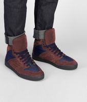 Bottega Veneta® AUBERGINE BLU INTRECCIATO SUEDE NAPPA MESH SNEAKER Bottega Veneta® AUBERGINE BLU INTRECCIATO SUEDE NAPPA MESH SNEAKER