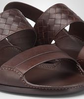 Bottega Veneta® SANDALEN AUS LEDER INTRECCIATO STORM ESPRESSO Bottega Veneta® SANDALEN AUS LEDER INTRECCIATO STORM ESPRESSO