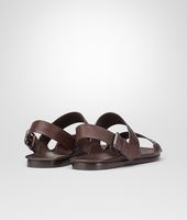 Bottega Veneta® SANDALEN AUS LEDER INTRECCIATO STORM ESPRESSO Bottega Veneta® SANDALEN AUS LEDER INTRECCIATO STORM ESPRESSO