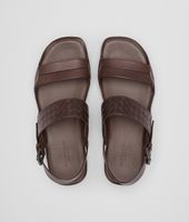 Bottega Veneta® SANDALEN AUS LEDER INTRECCIATO STORM ESPRESSO Bottega Veneta® SANDALEN AUS LEDER INTRECCIATO STORM ESPRESSO