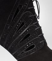 Bottega Veneta® NERO SUEDE VERNIS BOOTIE Bottega Veneta® NERO SUEDE VERNIS BOOTIE